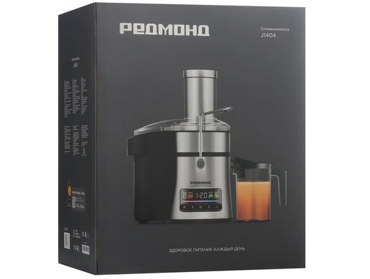 Соковыжималка РЕДМОНД J1404 черный/сталь